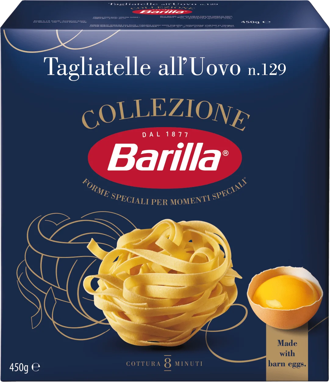 Яичные тальятелле Barilla