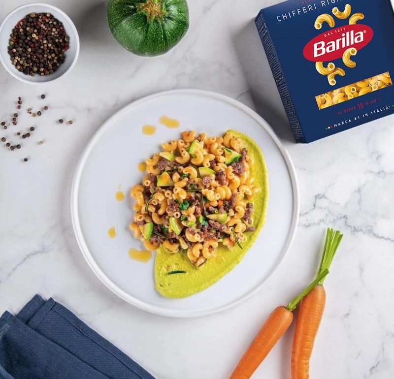 Киффери Ригати с телятиной, розмарином и кабачками