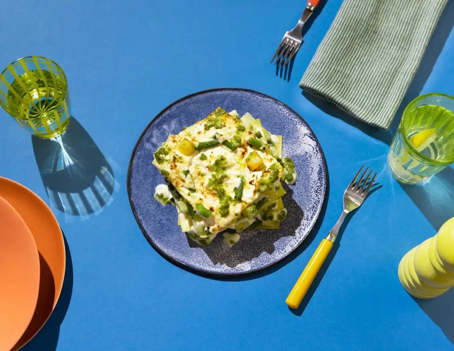 Лазанья с овощами