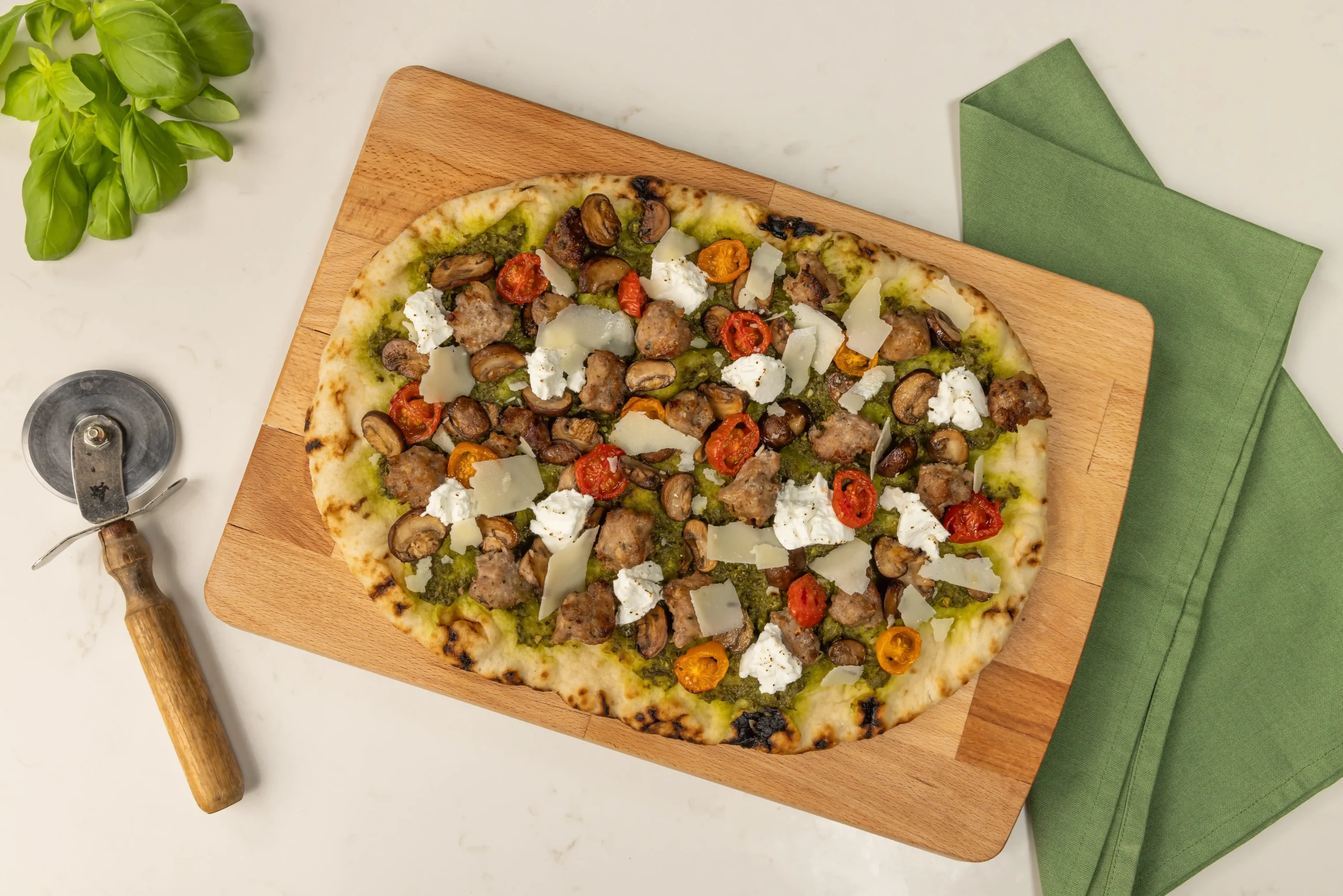 Как приготовить домашнюю пиццу