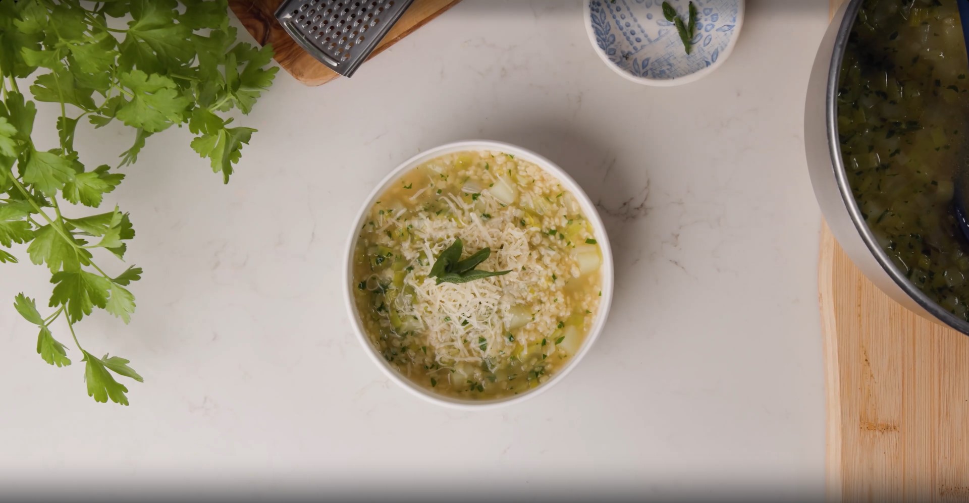 Овощной суп со Стеллине